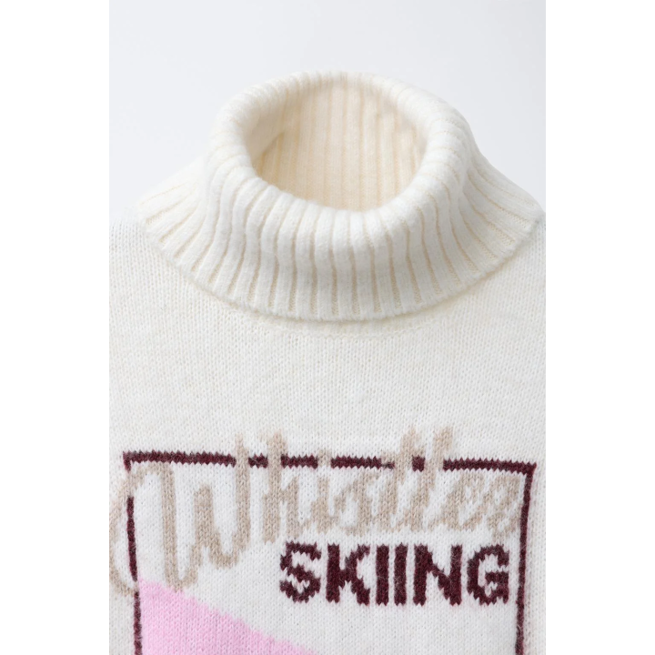 Вязаный свитер ski collection с рисунком лыжника