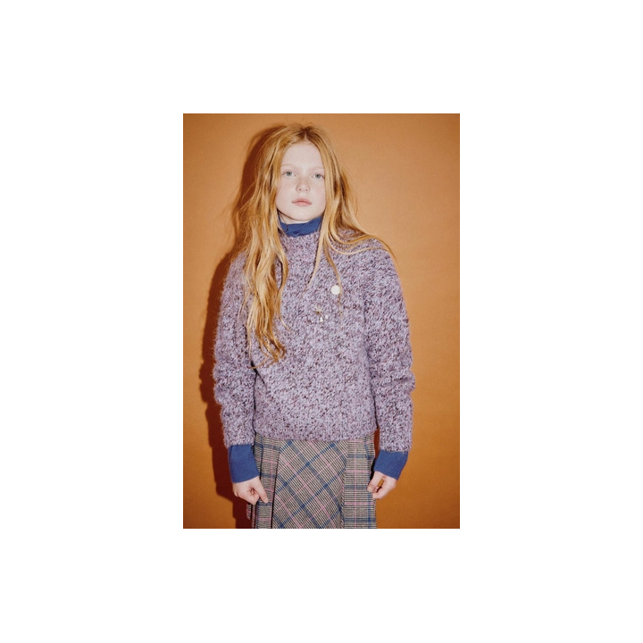 ДЖЕМПЕР ВЯЗАНЫЙ, СМЕШАННАЯ ТКАНЬ