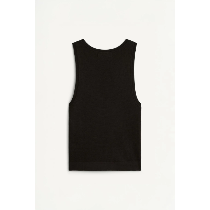 Вязаный топ-майка