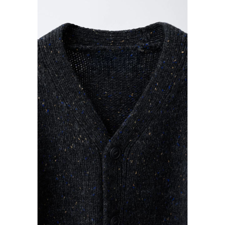 КАРДИГАН НА ПУГОВИЦАХ С ШЕРСТЬЮ