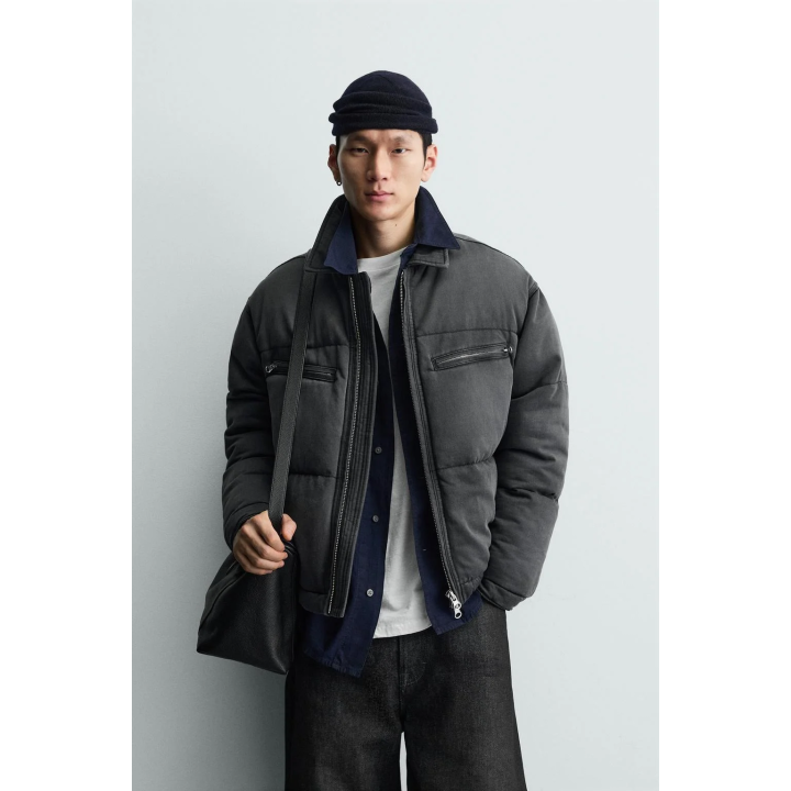 Джинсовая куртка с ультразвуковым квилтингом