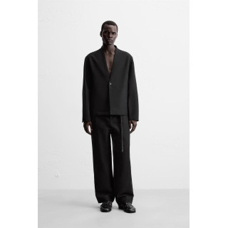 КОСТЮМНЫЙ БЛЕЙЗЕР ИЗ ХЛОПКА И ЛЬНА