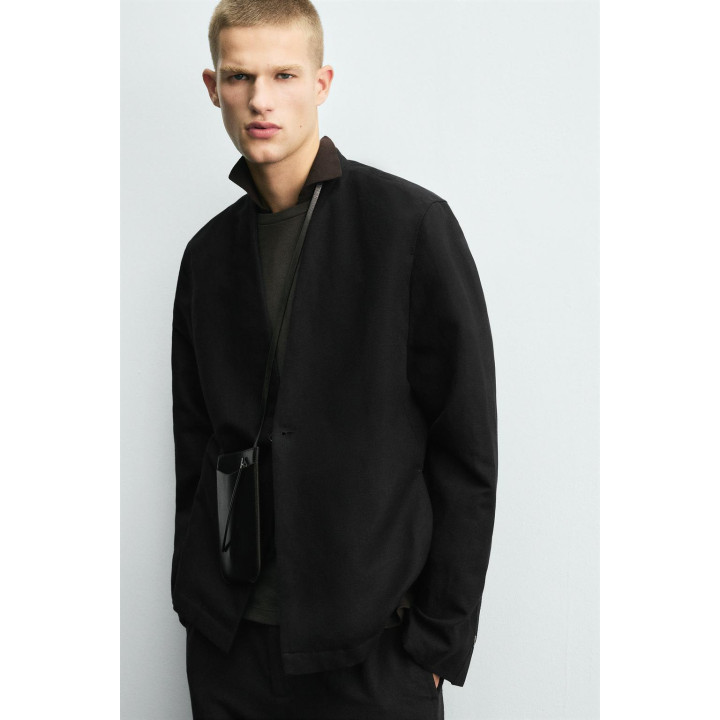 КОСТЮМНЫЙ БЛЕЙЗЕР ИЗ ХЛОПКА И ЛЬНА