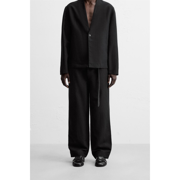 БРЮКИ КОСТЮМНЫЕ ИЗ ХЛОПКА И ЛЬНА