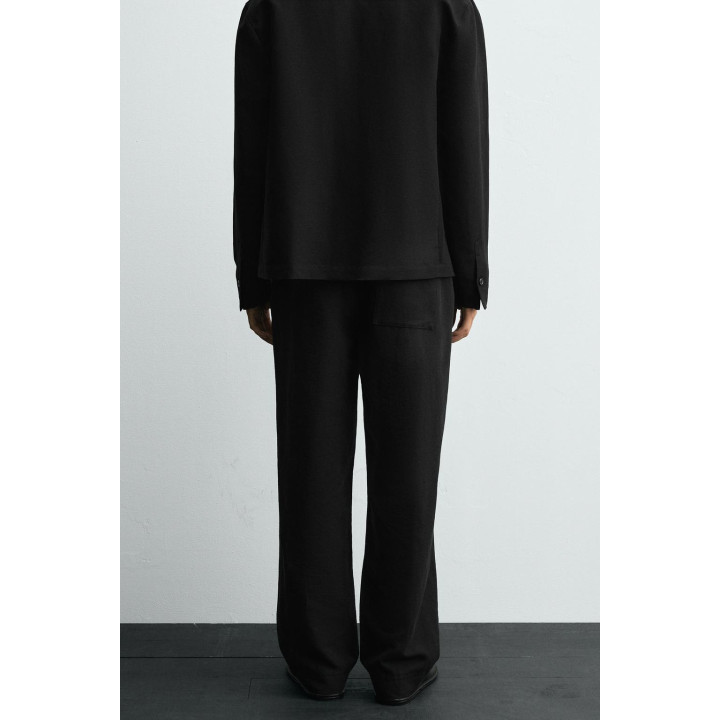 БРЮКИ КОСТЮМНЫЕ ИЗ ХЛОПКА И ЛЬНА