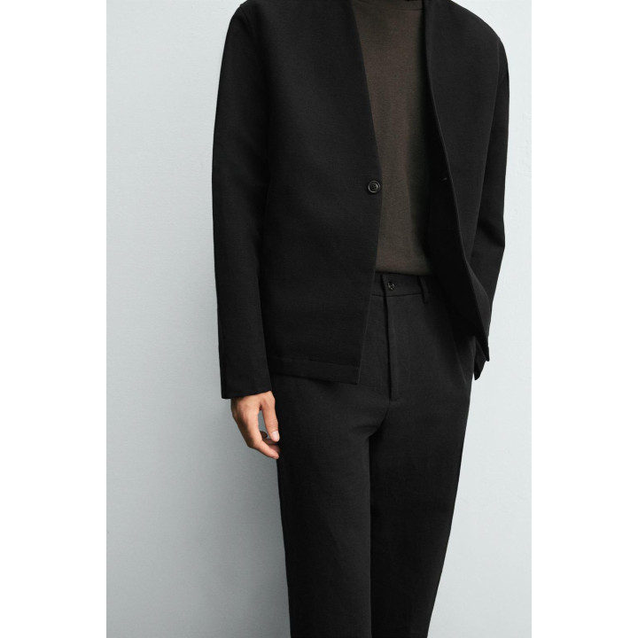 БРЮКИ КОСТЮМНЫЕ ИЗ ХЛОПКА И ЛЬНА