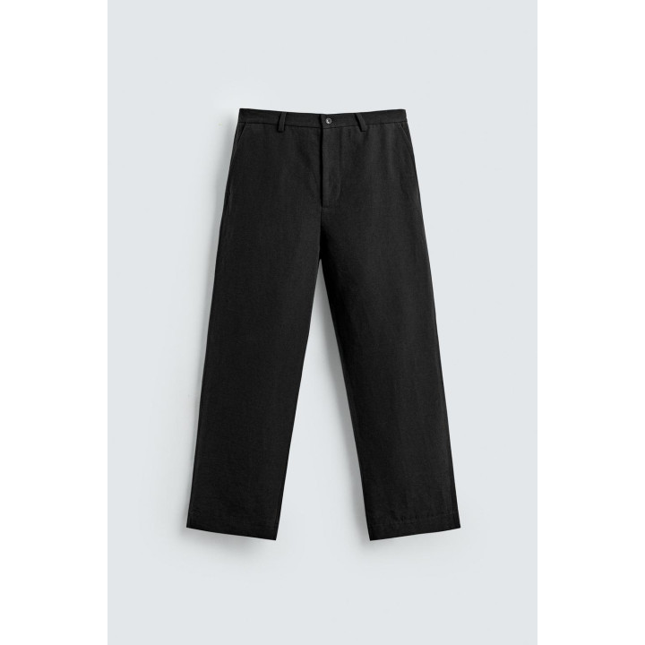 БРЮКИ КОСТЮМНЫЕ ИЗ ХЛОПКА И ЛЬНА