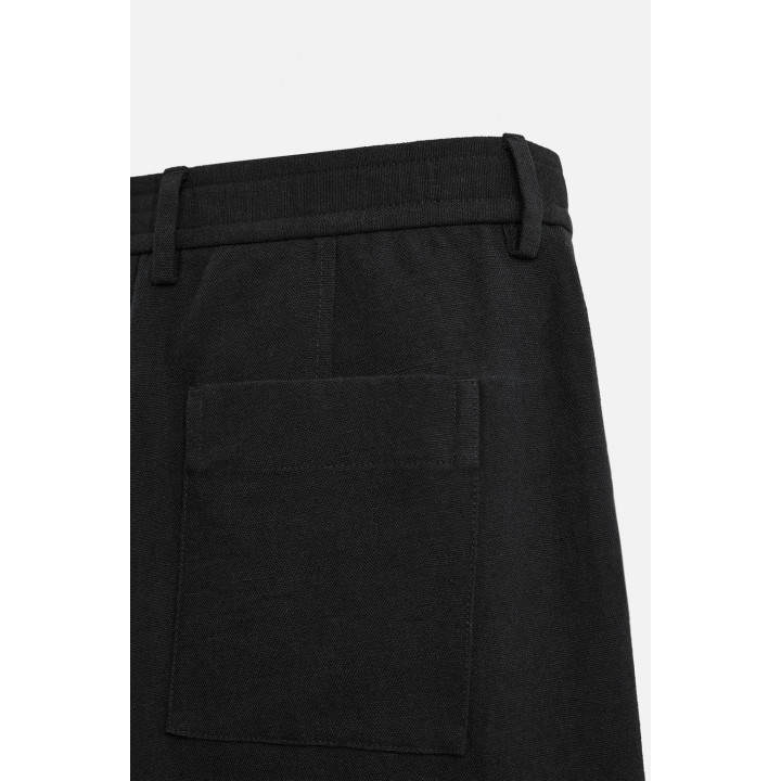 БРЮКИ КОСТЮМНЫЕ ИЗ ХЛОПКА И ЛЬНА