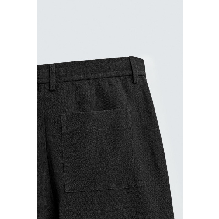 БРЮКИ КОСТЮМНЫЕ ИЗ ХЛОПКА И ЛЬНА