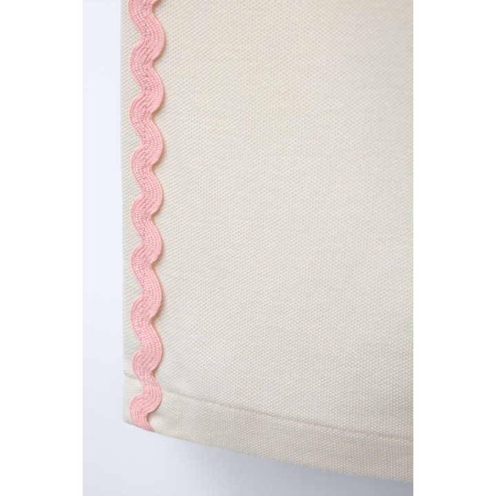 ПРЯМЫЕ БРЮКИ С ВОЛНИСТОЙ ОТДЕЛКОЙ