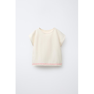 ФУТБОЛКА ПИKЕ С ВОЛНИСТОЙ ТЕСЬМОЙ