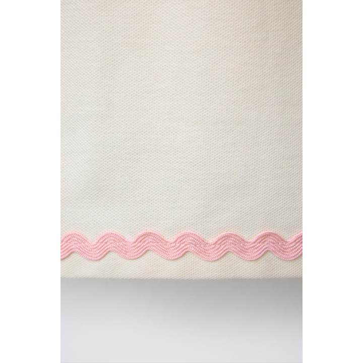 ФУТБОЛКА ПИKЕ С ВОЛНИСТОЙ ТЕСЬМОЙ