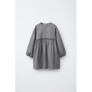 КОМБИНИРОВАННОЕ ПЛАТЬЕ С ЦВЕТОЧНЫМ ПРИНТОМ