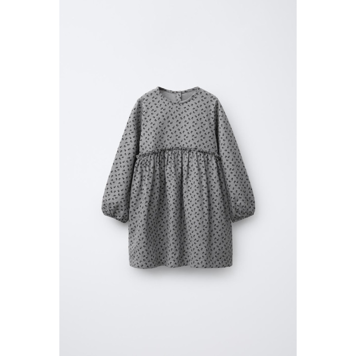 КОМБИНИРОВАННОЕ ПЛАТЬЕ С ЦВЕТОЧНЫМ ПРИНТОМ