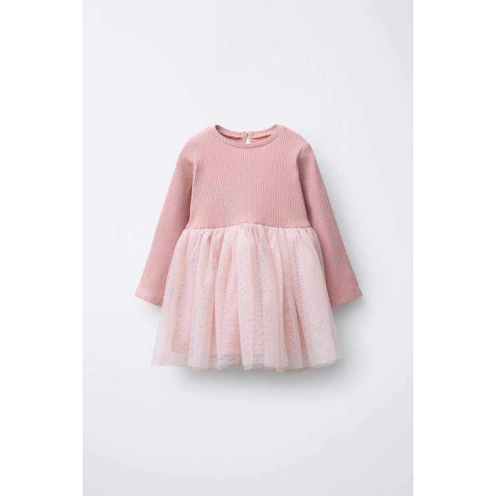 КОМБИНИРОВАННОЕ ПЛАТЬЕ ИЗ ТУЛЯ С БЛЁСТКАМИ