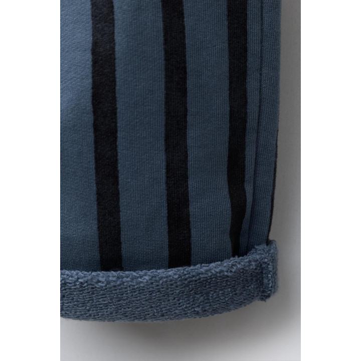 МЕШКОВАТЫЕ ФЛИСОВЫЕ БРЮКИ В ПОЛОСКУ