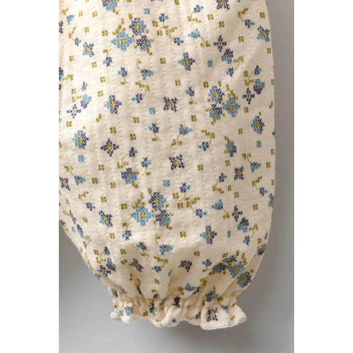 БРЮКИ С ЦВЕТОЧНЫМ ТЕКСТУРНЫМ РИСУНКОМ