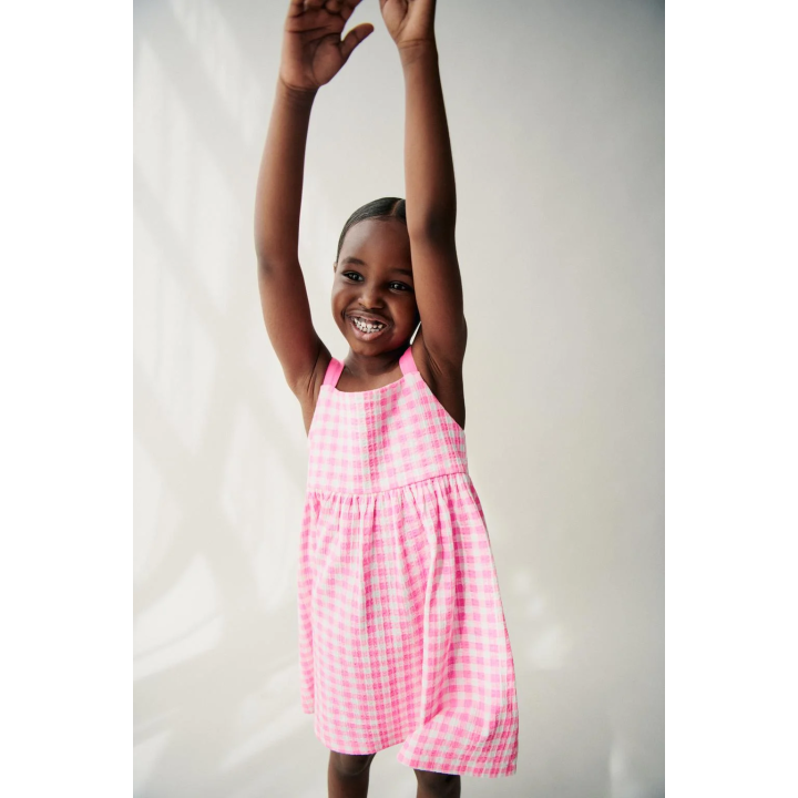 Платье с текстурой и принтом с бантом