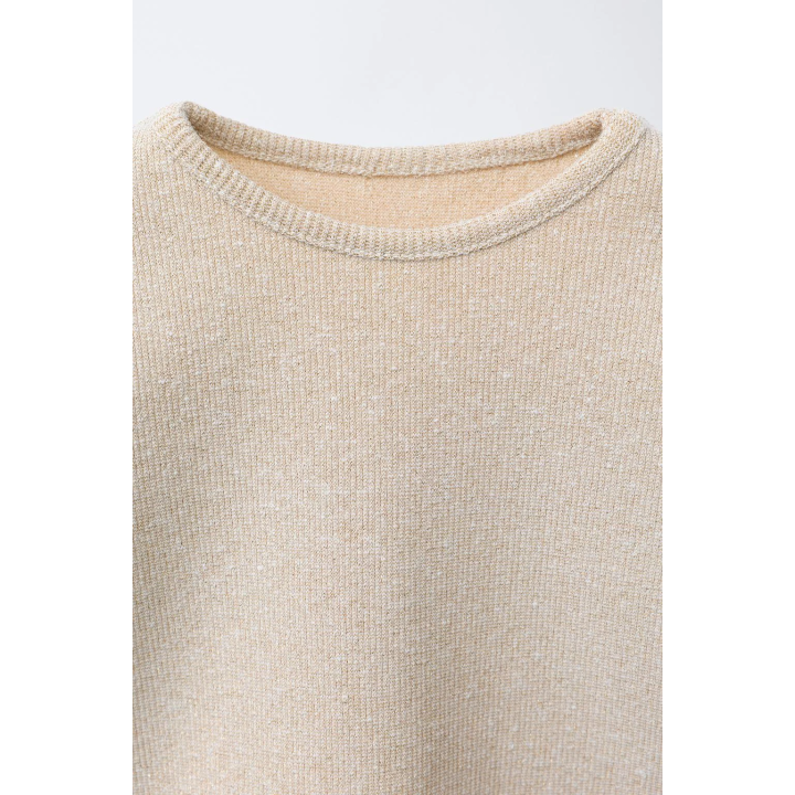 ФУТБОЛКА В РУБЧИК С БЛЁСТКАМИ