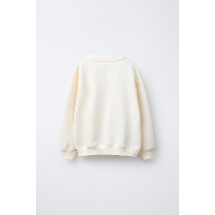 ТОЛСТОВКА С НАШИВКОЙ И РЕЛЬЕФНОЙ НАДПИСЬЮ