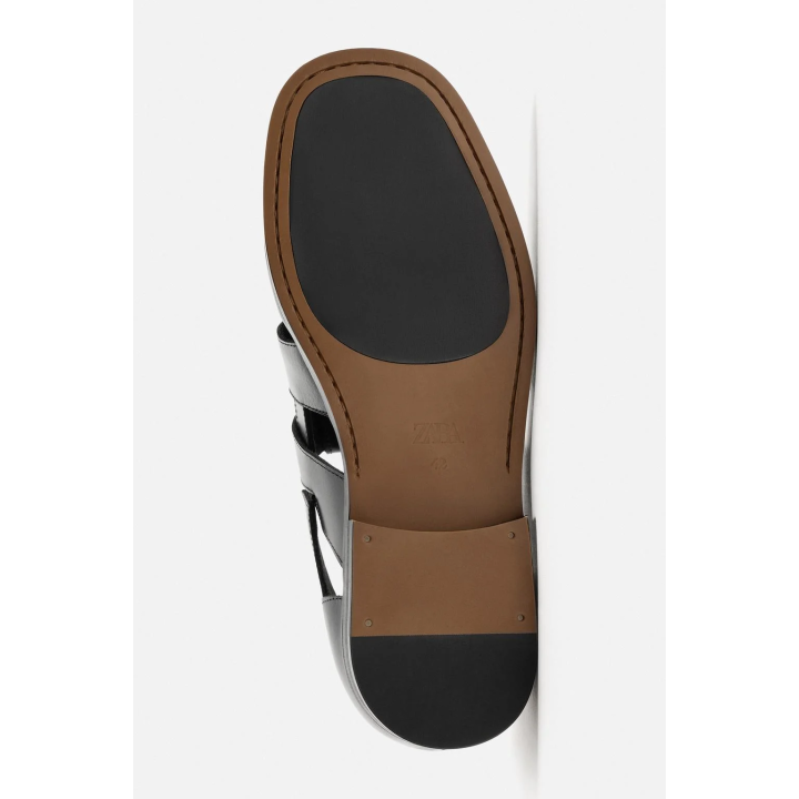 Кожаные сандалии-кейдж