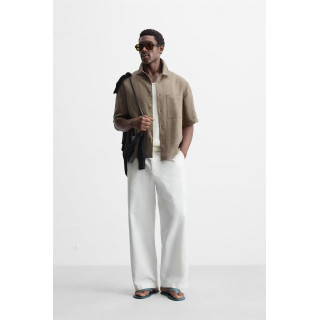 РУБАШКА ИЗ ВИСКОЗЫ И ДЖУТА