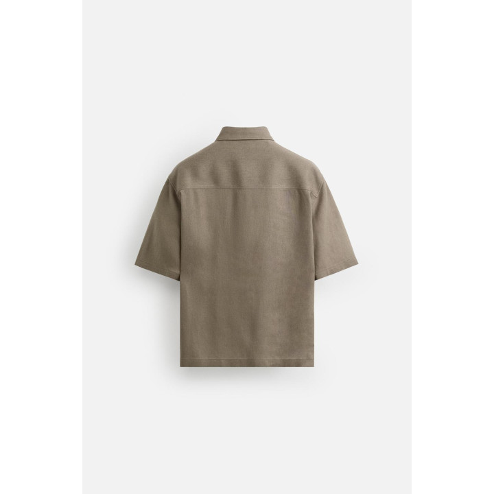 РУБАШКА ИЗ ВИСКОЗЫ И ДЖУТА