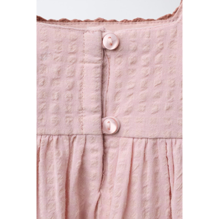 ПЛАТЬЕ С ВЯЗАНОЙ ОТДЕЛКОЙ КРЮЧКОМ