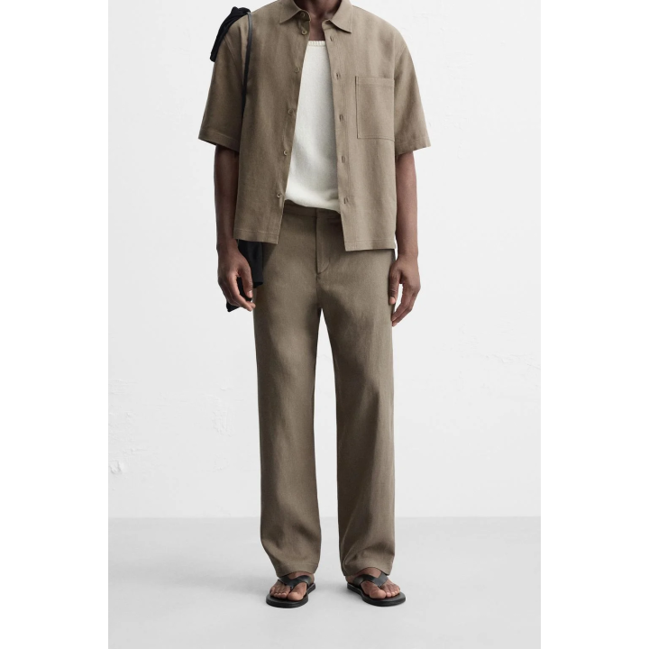 БРЮКИ ИЗ ВИСКОЗЫ И ДЖУТА