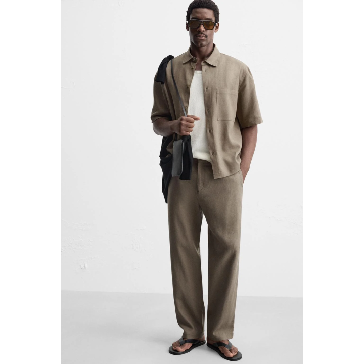 БРЮКИ ИЗ ВИСКОЗЫ И ДЖУТА