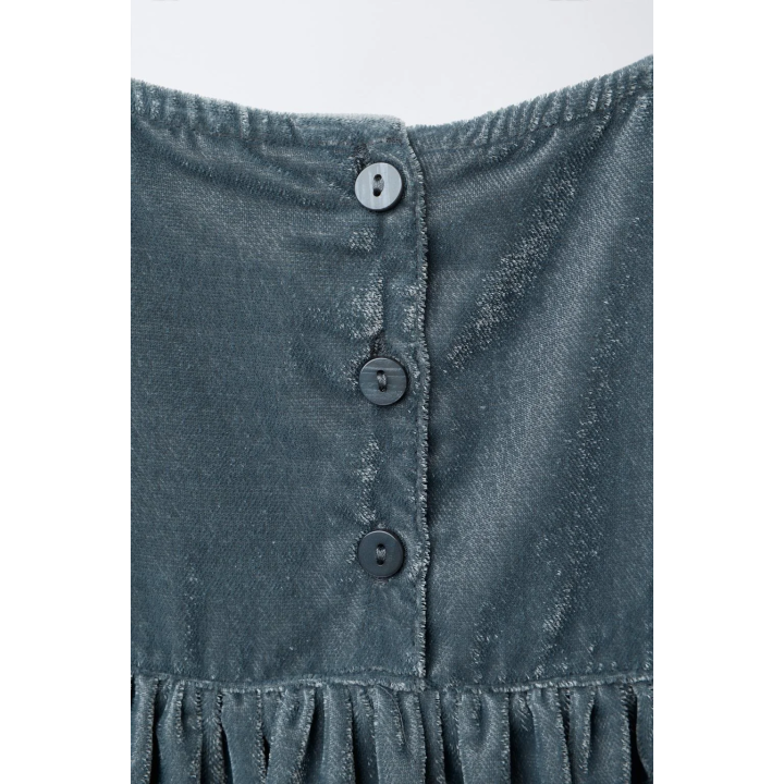 БАРХАТНОЕ ПЛАТЬЕ С ВЫШИВКОЙ