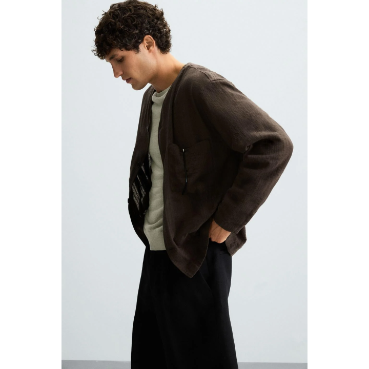 ЖАККАРДОВАЯ РУБАШКА В ПОЛОСКУ