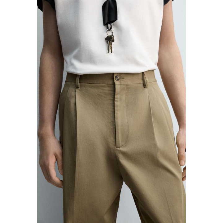 БРЮКИ RELAXED FIT СО СКЛАДКАМИ - LIMITED EDITION