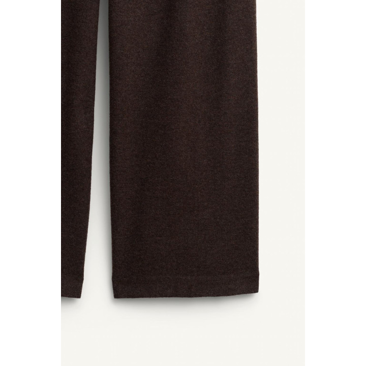 Широкие шерстяные брюки limited edition с цепью