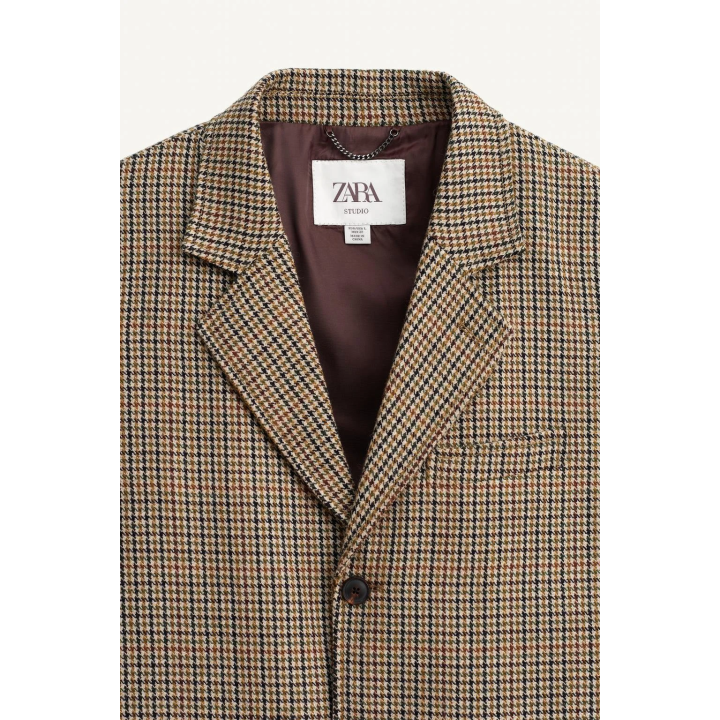 Пиджак из ограниченной коллекции из шерсти в клетку