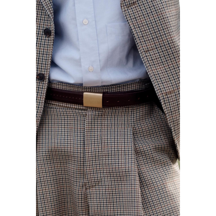 Брюки из шерсти в клетку, лимитированная коллекция