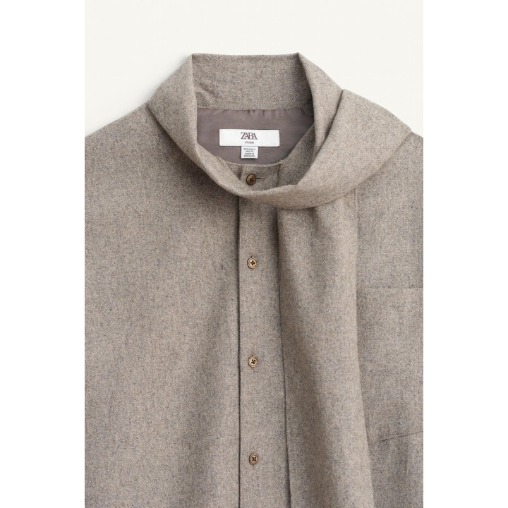 Куртка-сорочка с платком - лимитированная коллекция