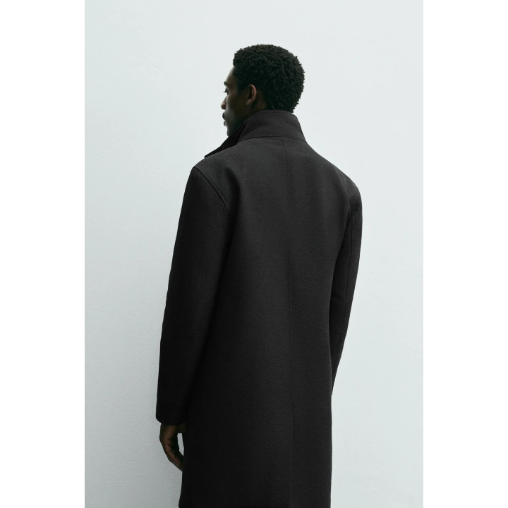 ПАЛЬТО СО СЪЕМНЫМ ВОРОТНИКОМ