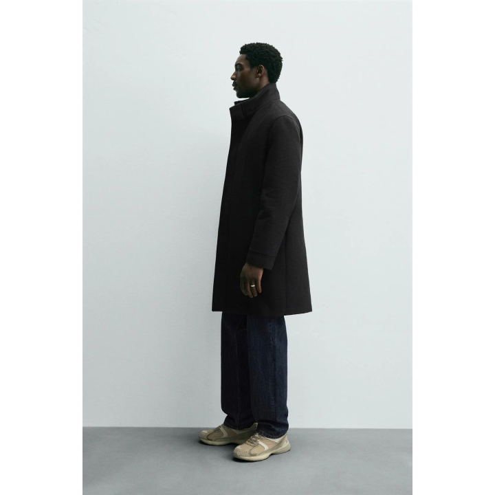 ПАЛЬТО СО СЪЕМНЫМ ВОРОТНИКОМ