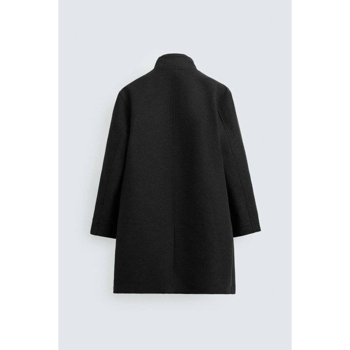 ПАЛЬТО СО СЪЕМНЫМ ВОРОТНИКОМ