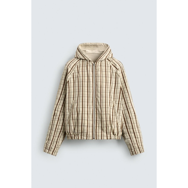 ДВУСТОРОННЯЯ КУРТКА В КЛЕТКУ