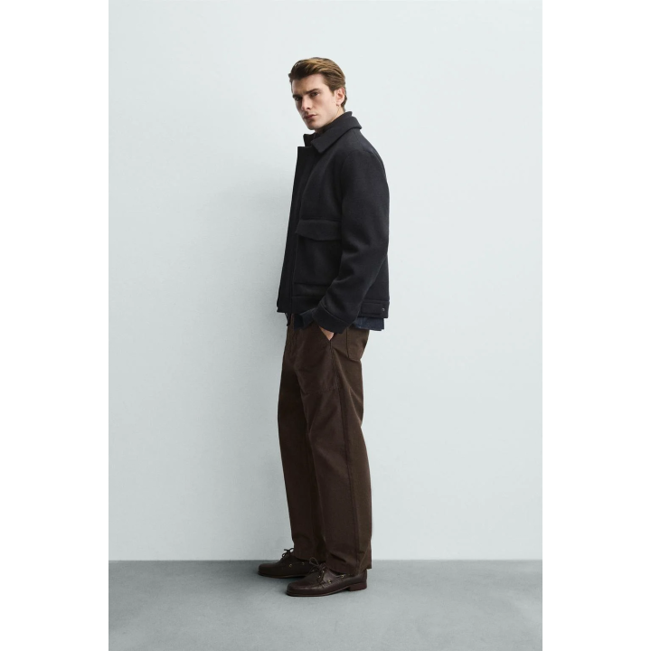 КУРТКА СО СЪЕМНЫМ ТРИКОТАЖНЫМ ВОРОТНИКОМ