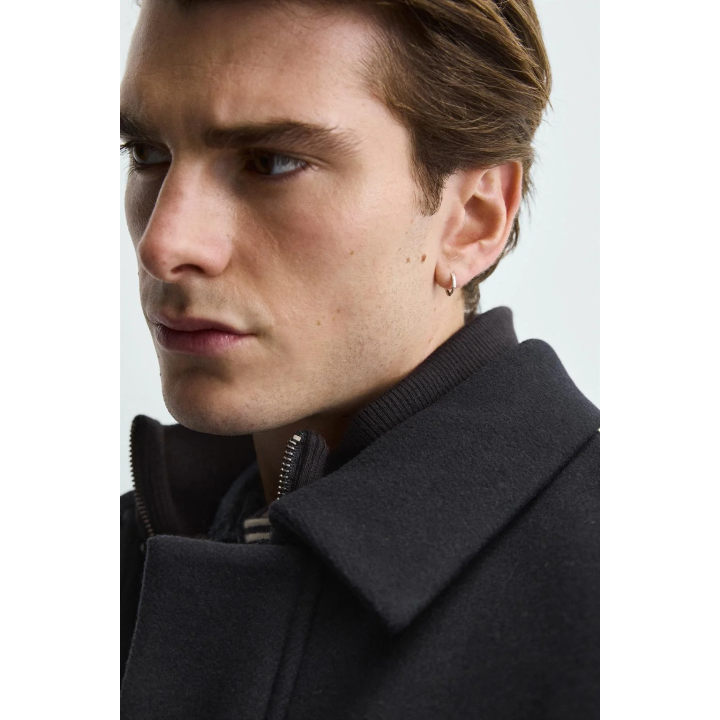 КУРТКА СО СЪЕМНЫМ ТРИКОТАЖНЫМ ВОРОТНИКОМ