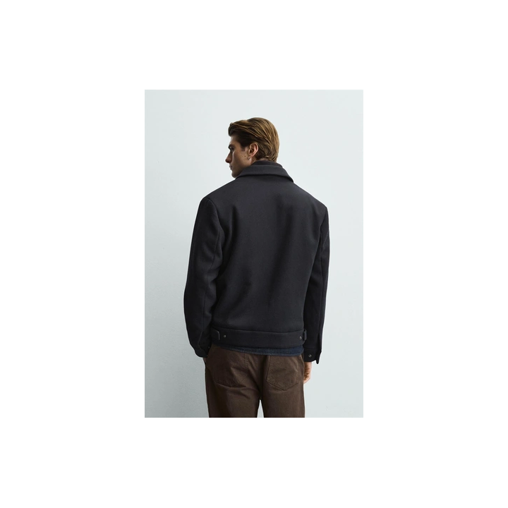 КУРТКА СО СЪЕМНЫМ ТРИКОТАЖНЫМ ВОРОТНИКОМ