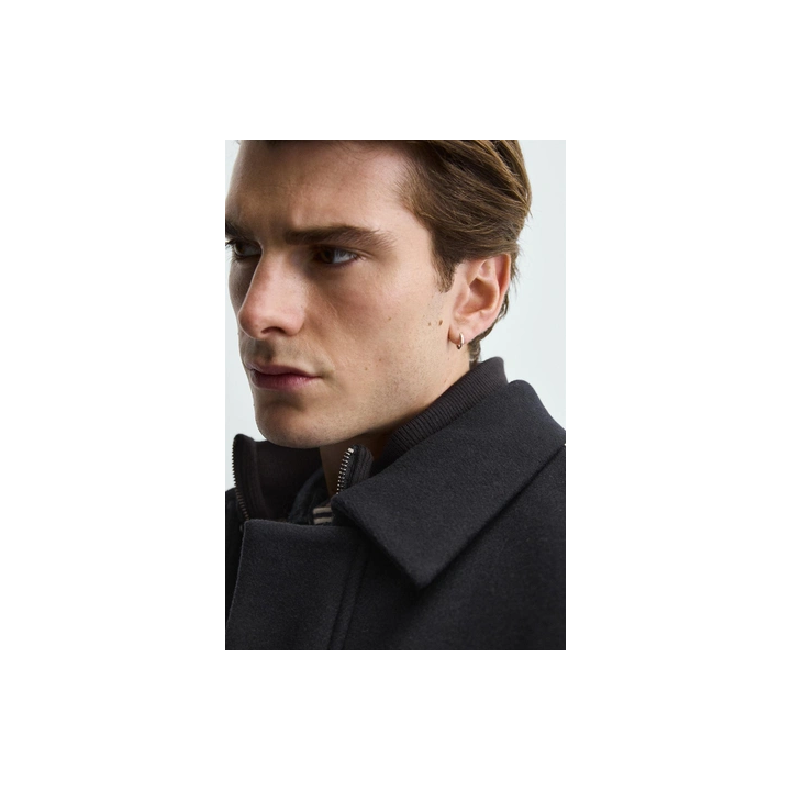 КУРТКА СО СЪЕМНЫМ ТРИКОТАЖНЫМ ВОРОТНИКОМ