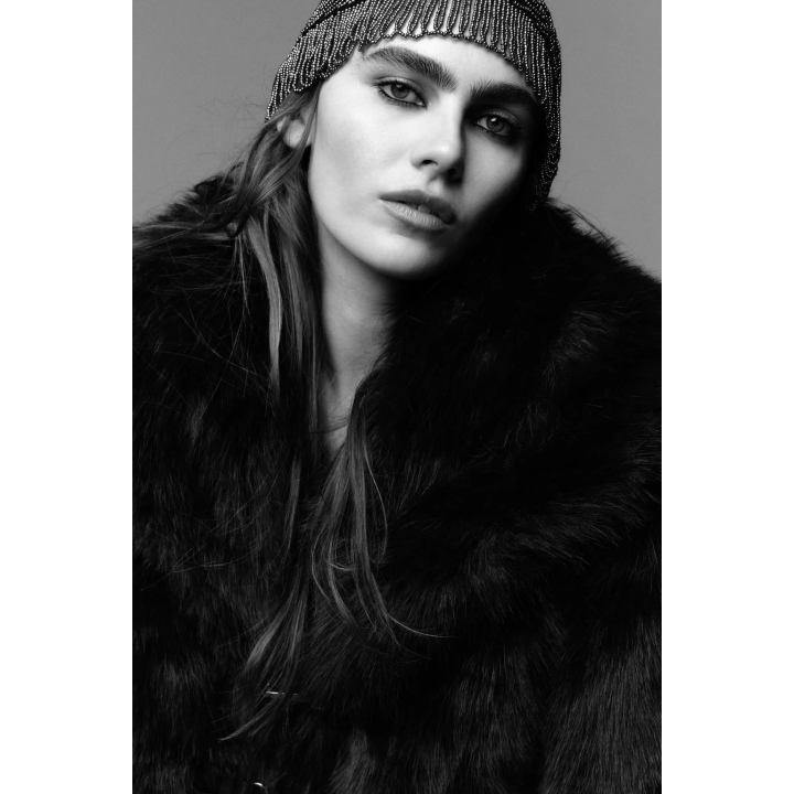 КУРТКА ИЗ ИСКУССТВЕННОГО МЕХА С ЗАСТЕЖКАМИ-ТОГГЛ