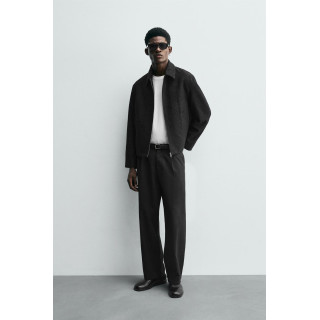 УКОРОЧЕННАЯ КУРТКА БЛЕСТЯЩАЯ ТЕКСТУРИРОВАННАЯ