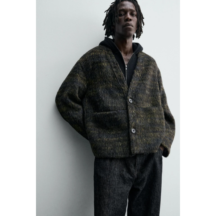 КАРДИГАН ИЗ ИСКУССТВЕННОГО МЕХА