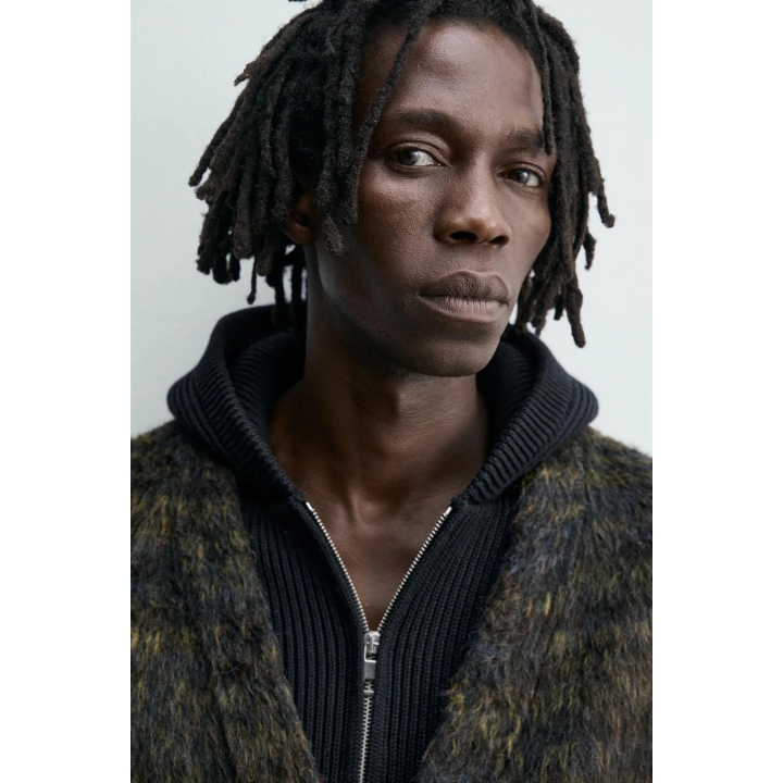 КАРДИГАН ИЗ ИСКУССТВЕННОГО МЕХА