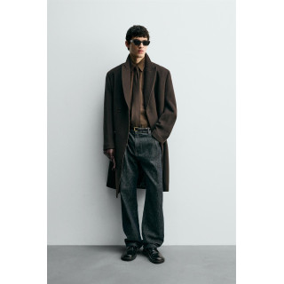 ДВУБОРТНОЕ ПАЛЬТО ИЗ ШЕРСТИ